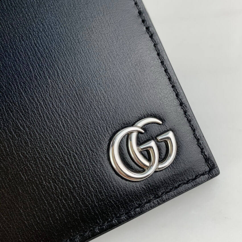 Gucci GG Marmont Smooth Leather Bi-Fold Wallet 428726