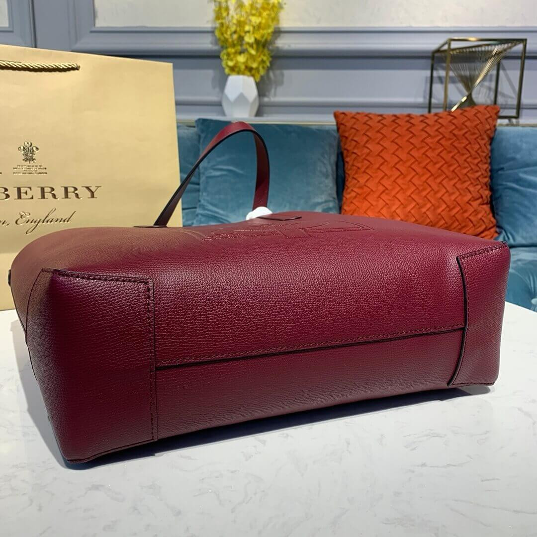 Burberry Embossed Monogram Motif Leather Tote 80196281