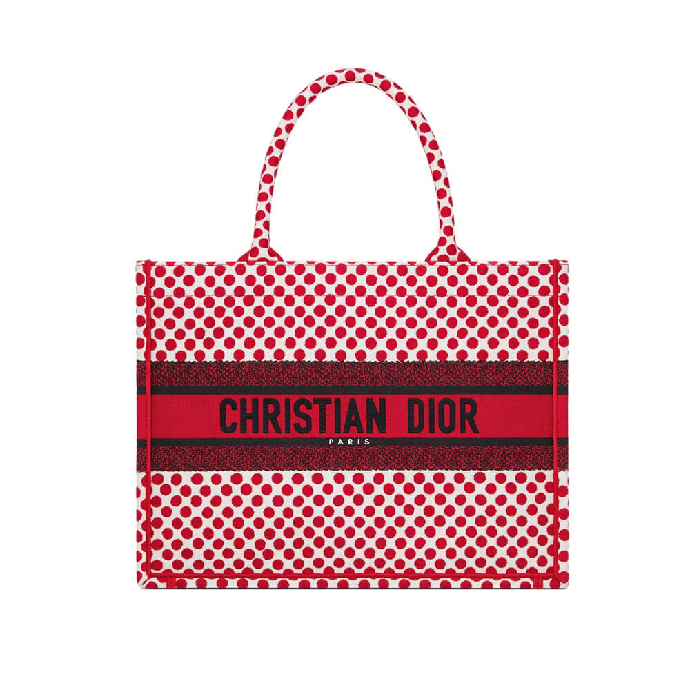 Dior Polkadot Dioramour Small Book Tote Bag M1296