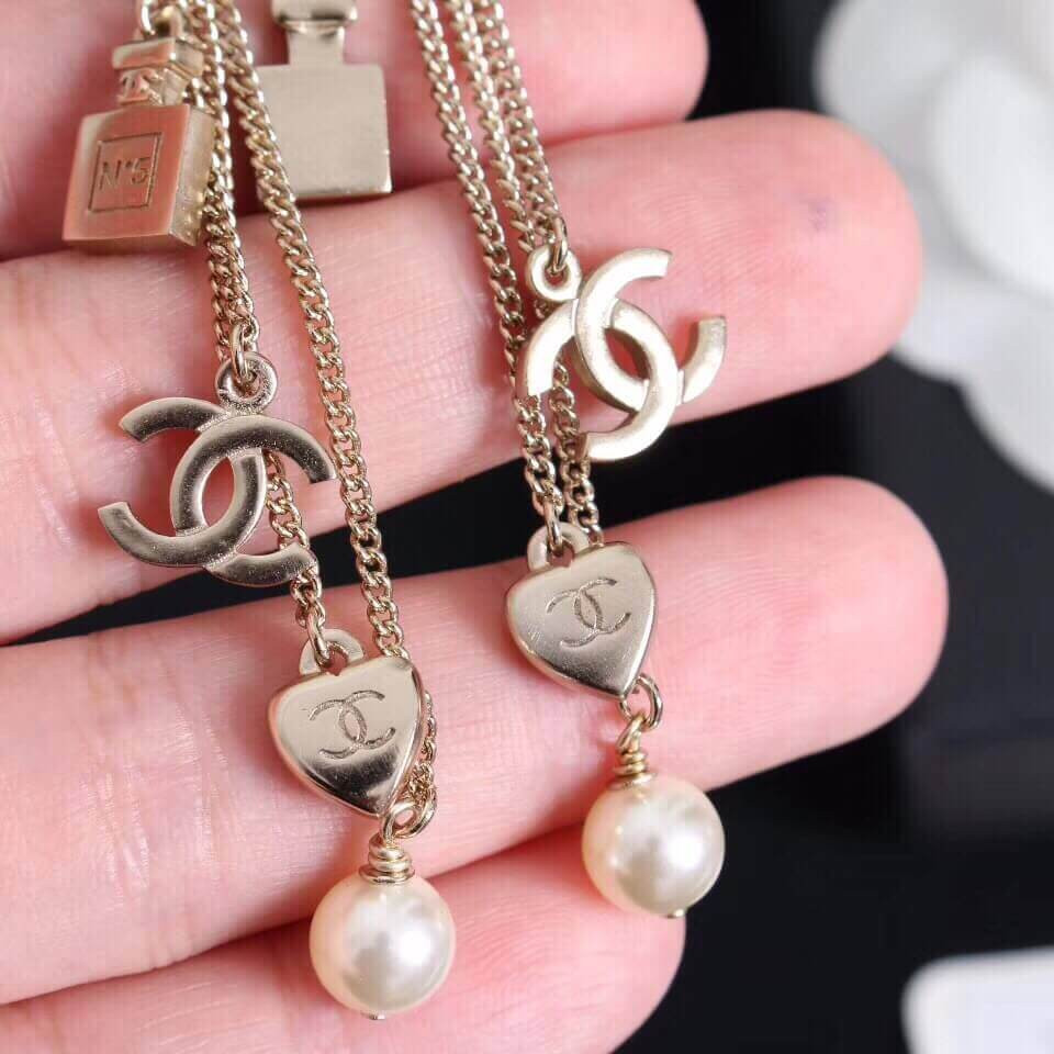 Chanel CC Tassels Earrings 460977