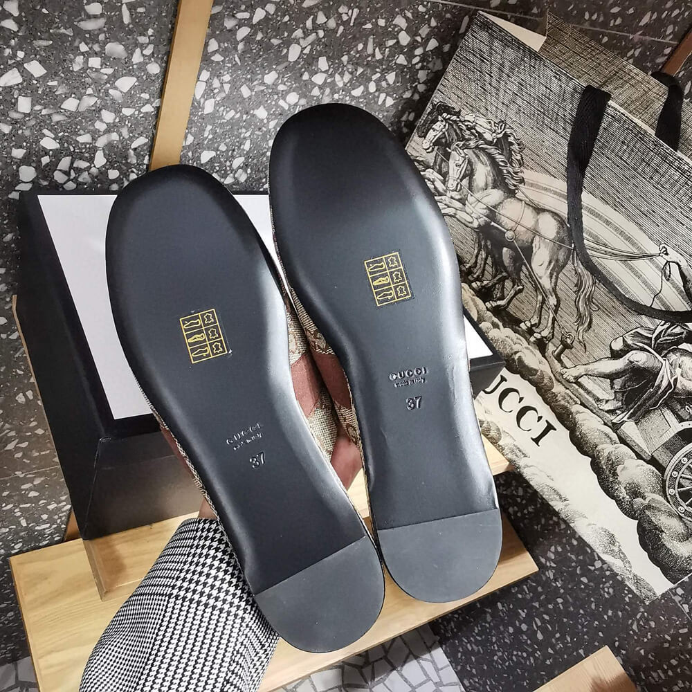 Gucci GG canvas Slipper 604075