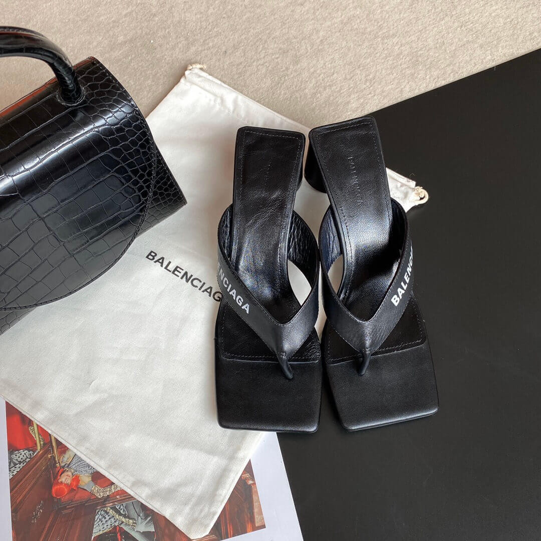 Balenciaga Logo T-bar sandals 434344