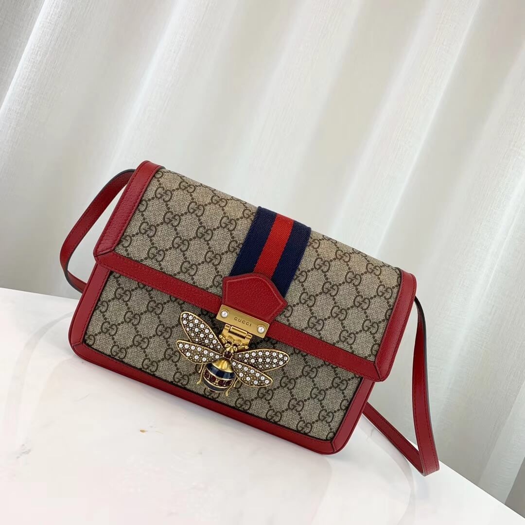 Gucci Queen Margaret GG Supreme Medium Shoulder Bag 524356