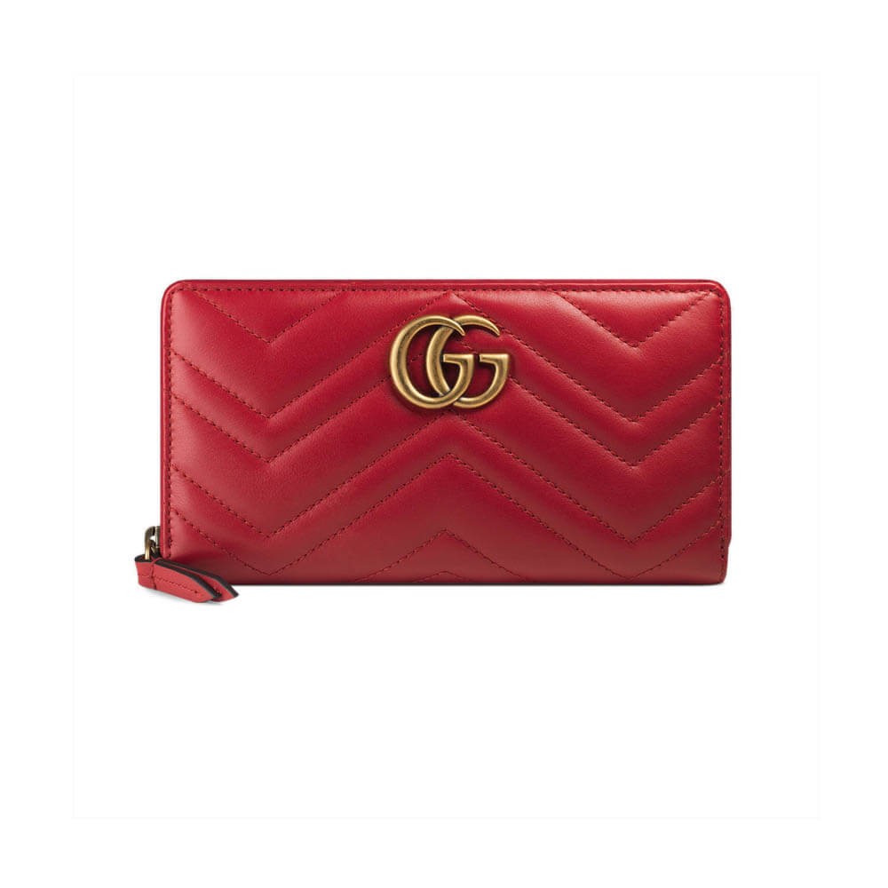 Gucci GG Marmont Zip Around Wallet 443123