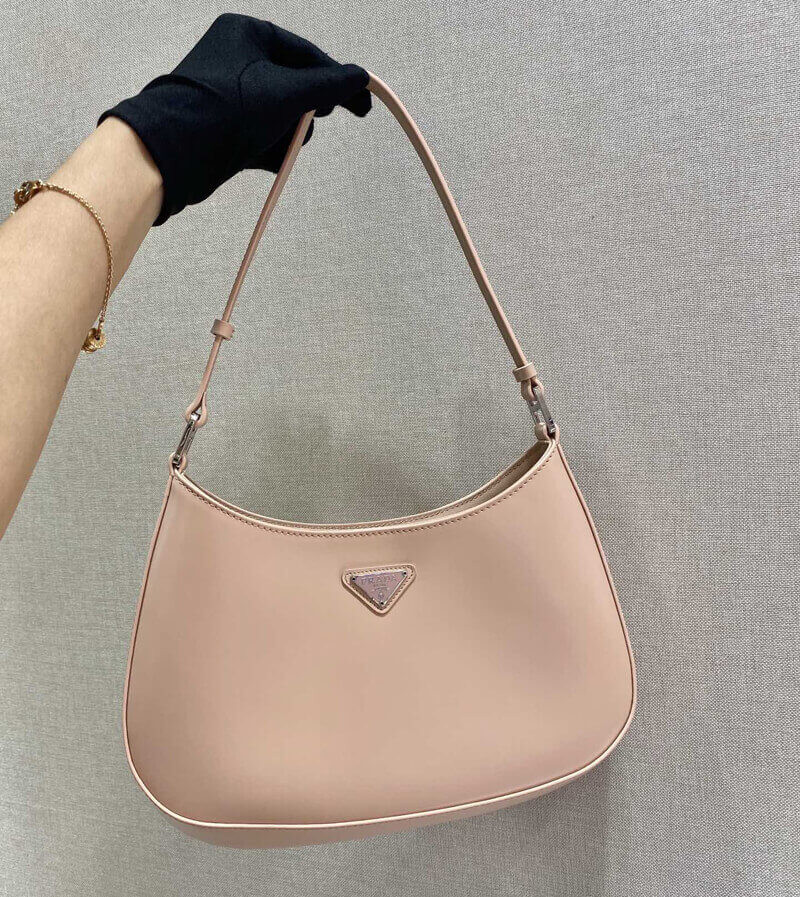 Prada Cleo Brushed Leather Shoulder Bag 1BC499