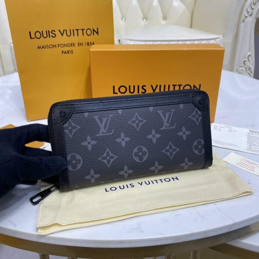 Louis Vuitton Monogram Eclipse Zippy Wallet Trunk M80558