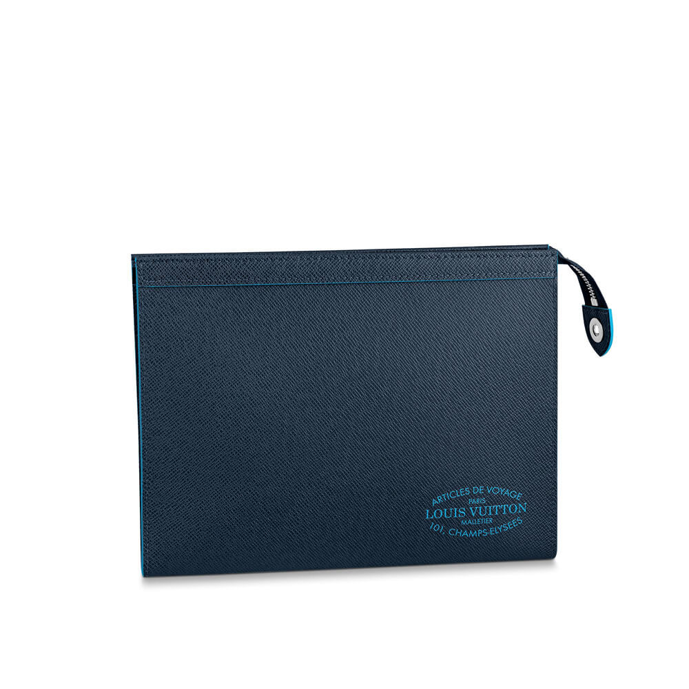 Louis Vuitton Taiga Leather Pochette Voyage M30395 M30397 M30399