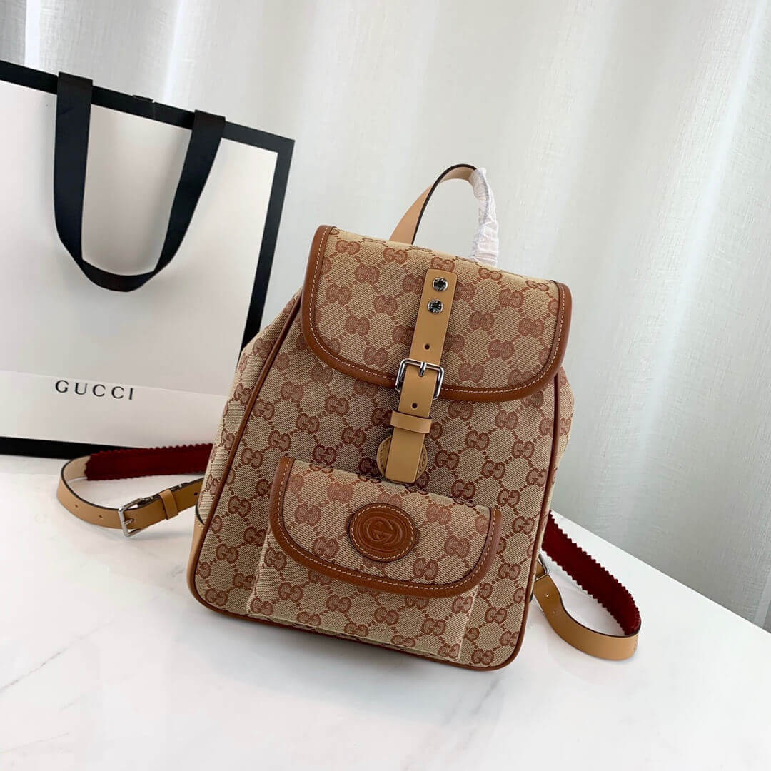Gucci Childrens GG Canvas Backpack 630818