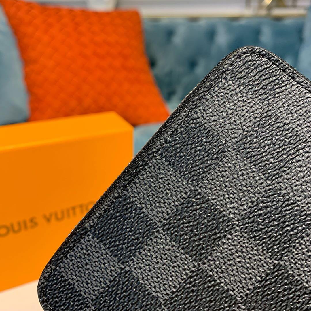 Louis Vuitton Damier Graphite Zippy Coin Purse N60067