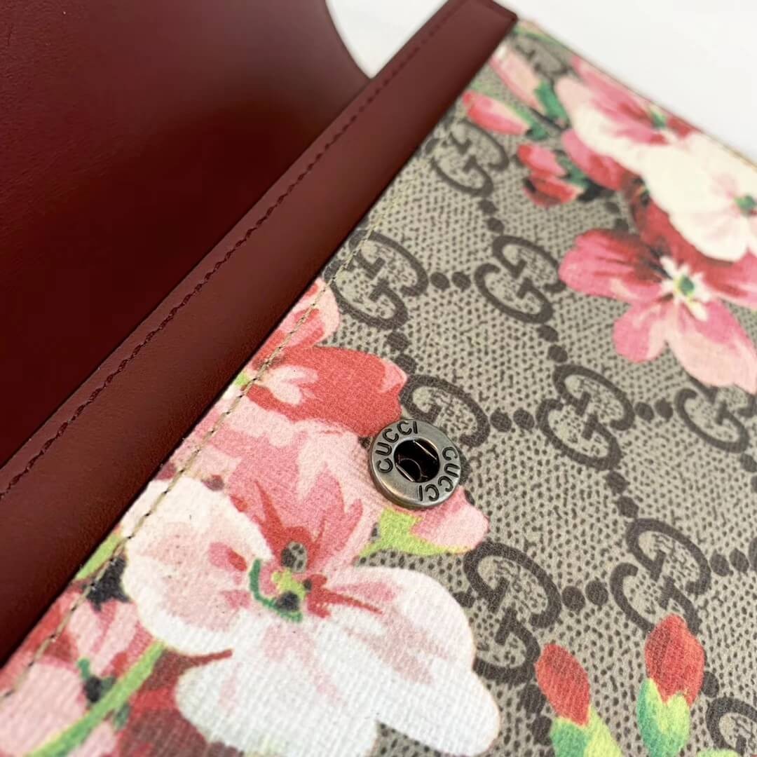 Gucci GG Blooms Continental Wallet 404070