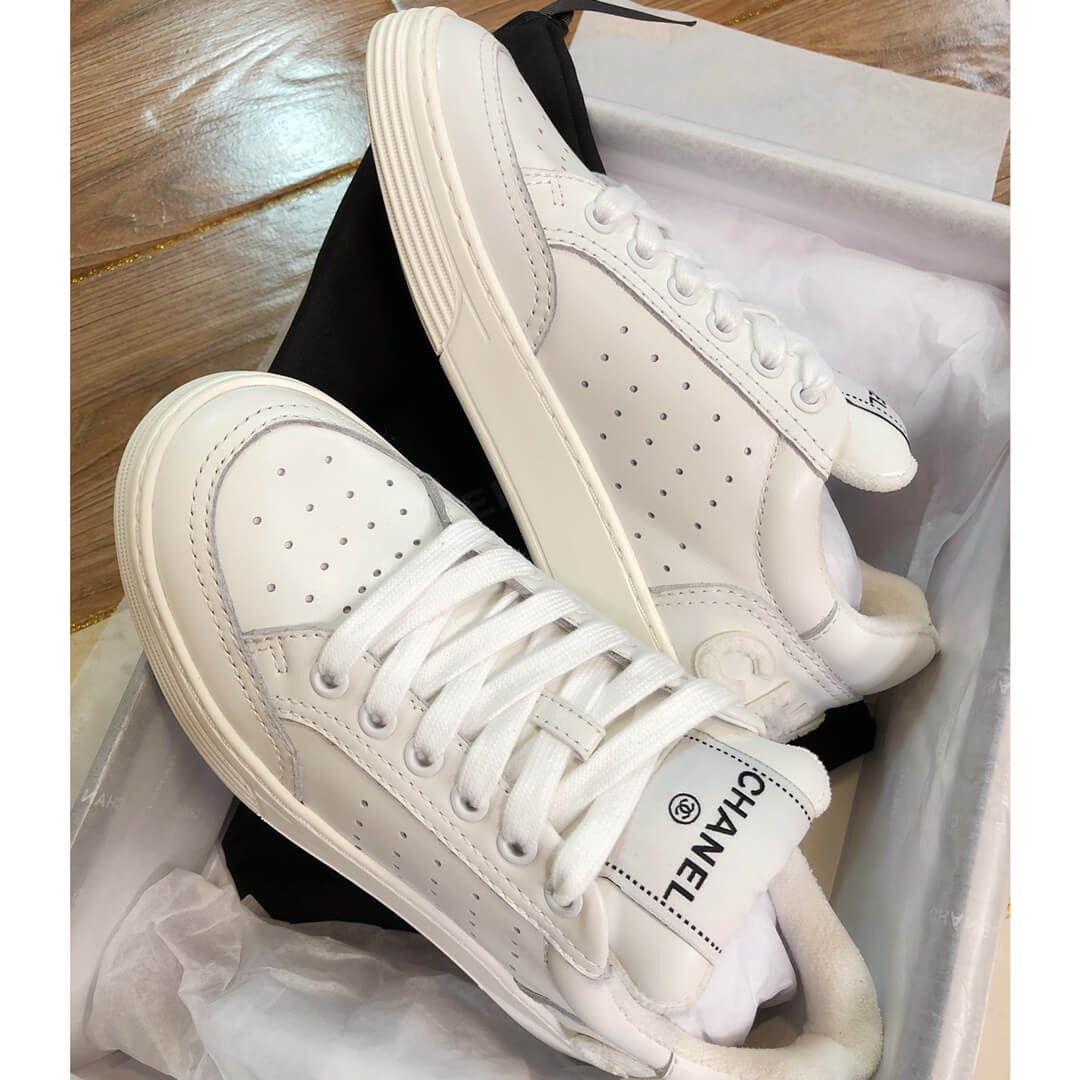 Chanel Rainbow Sneakers G35934 White