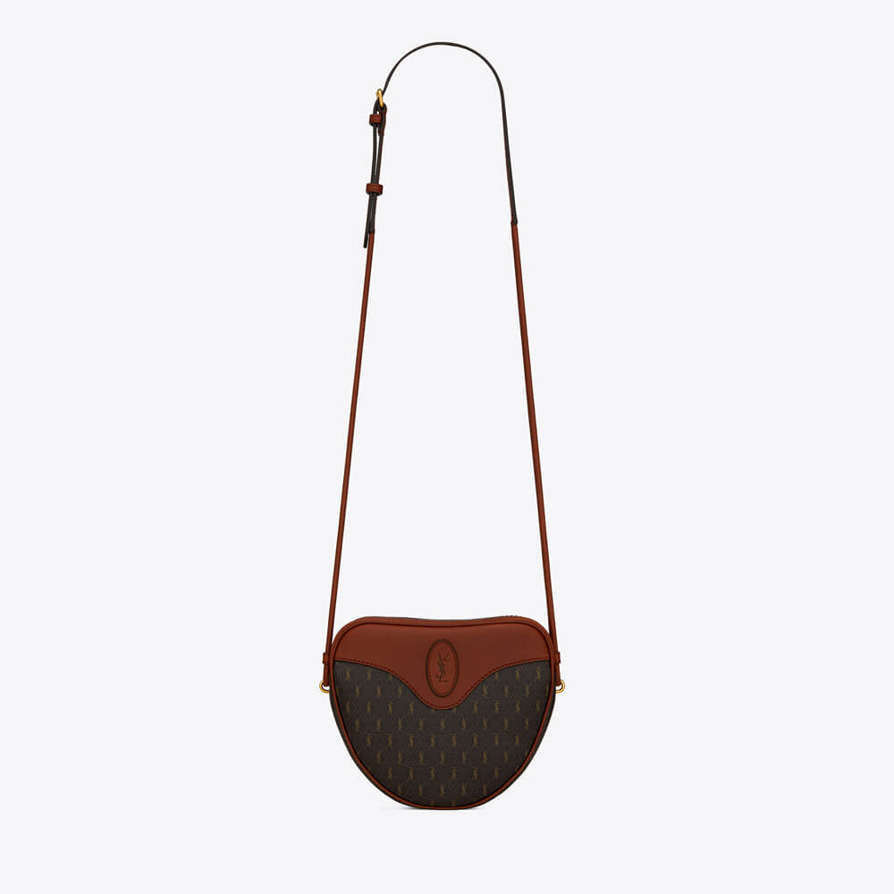 Saint Laurent YSL Le Monogramme Cœur Bag 675260 Chestnut