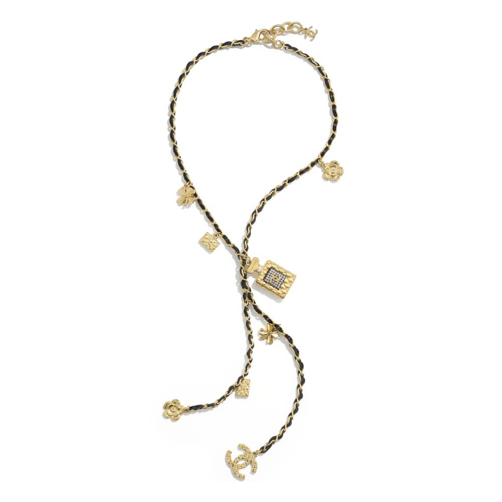 Chanel Perfume Bottle Necklace AB4393