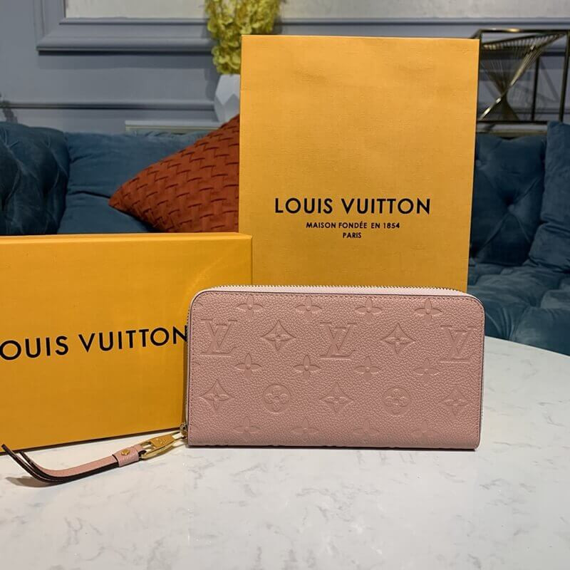 Louis Vuitton Monogram Empreinte Leather Zippy Wallet M61864