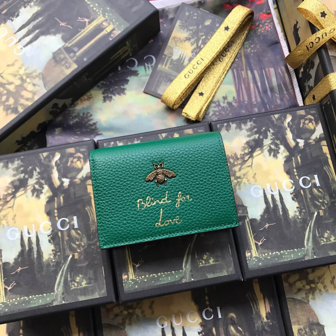 Gucci Animalier Card Case Wallet 460185