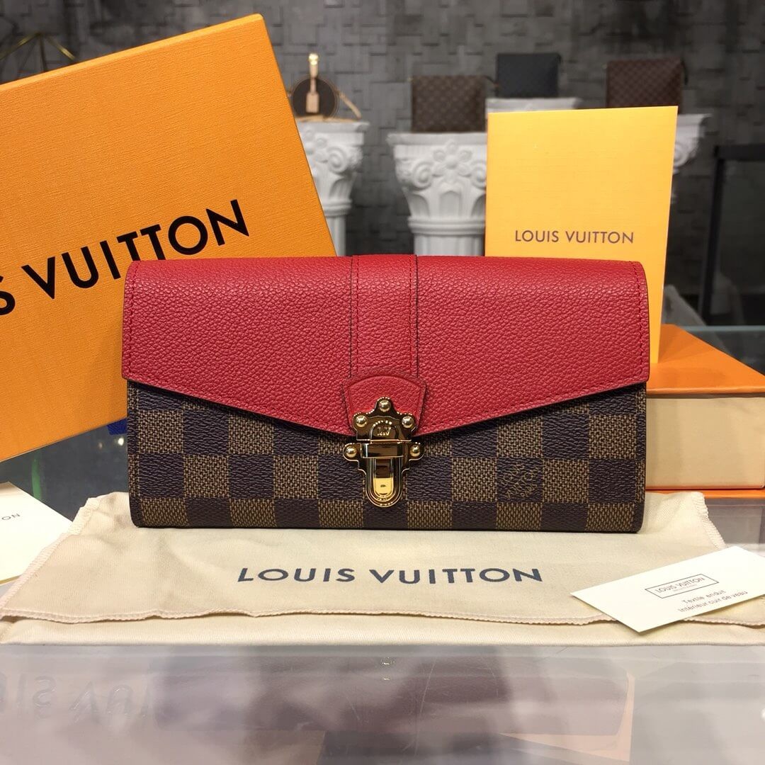 Louis Vuitton Damier Ebene Clapton Wallet N64449