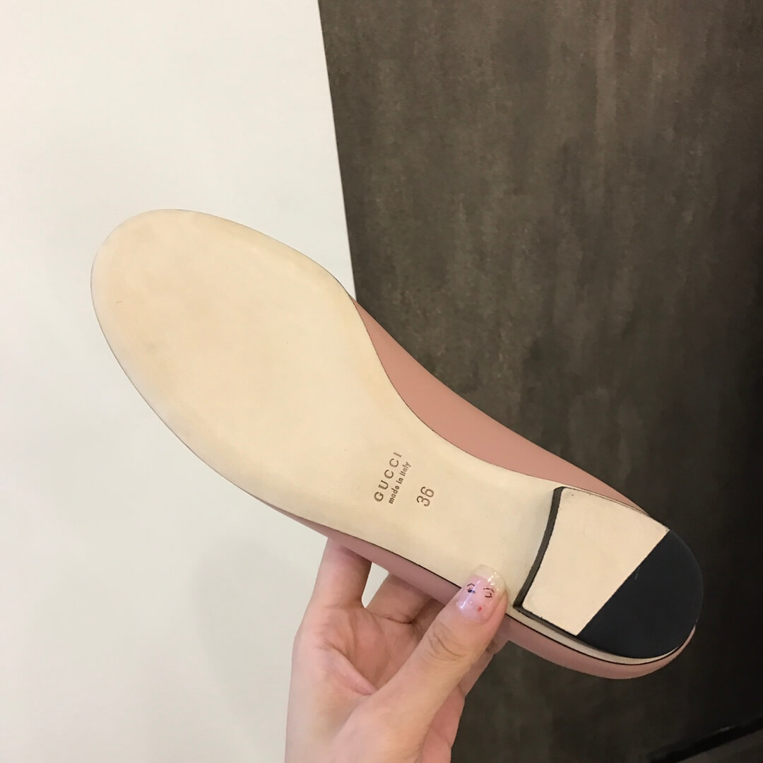 Gucci Leather Ballerinas 473160