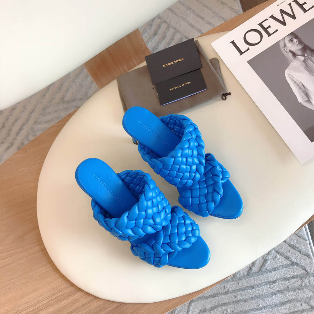 Bottega Veneta BV Curve Sandals 621213 Blue