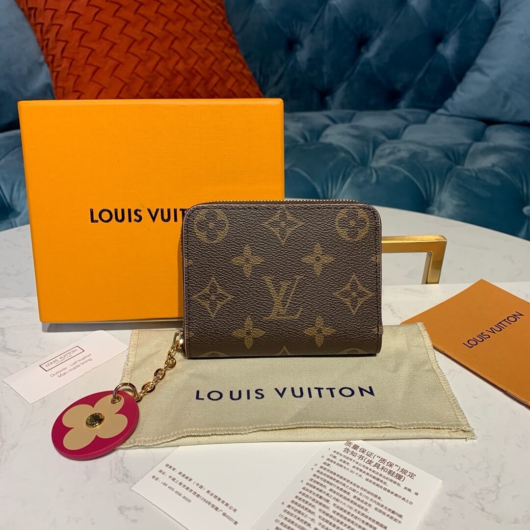 Louis Vuitton Monogram Cavas Zippy Coin Purse M68312