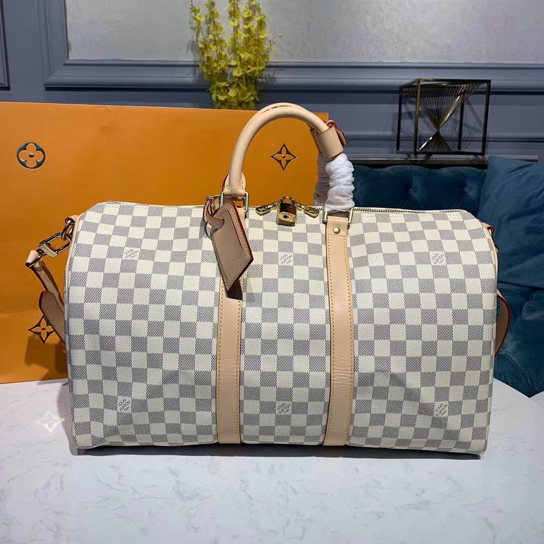 Louis Vuitton Damier Azur Keepall Bandouliere 45 N41430