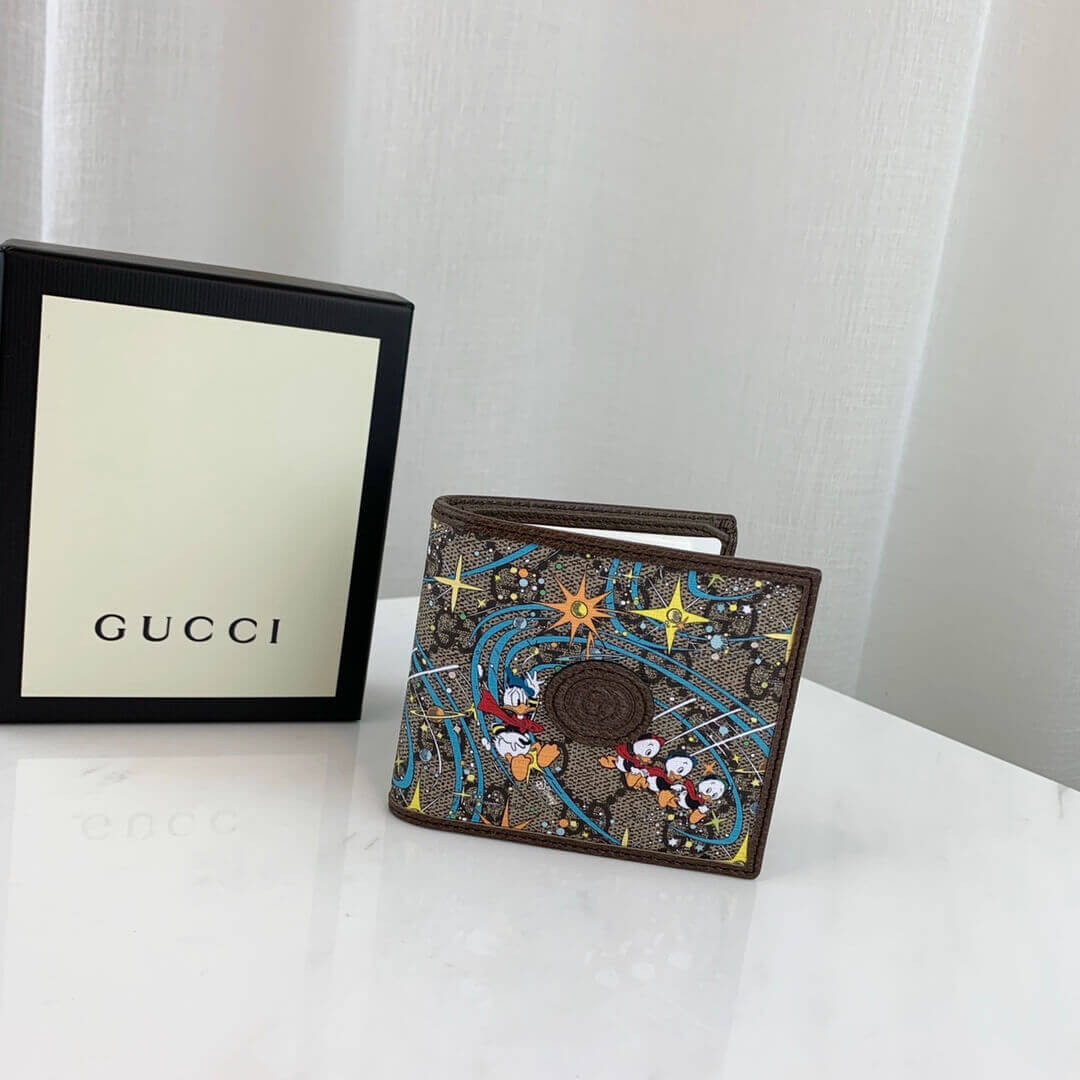 Disney x Gucci Donald Duck Billfold Wallet 647937