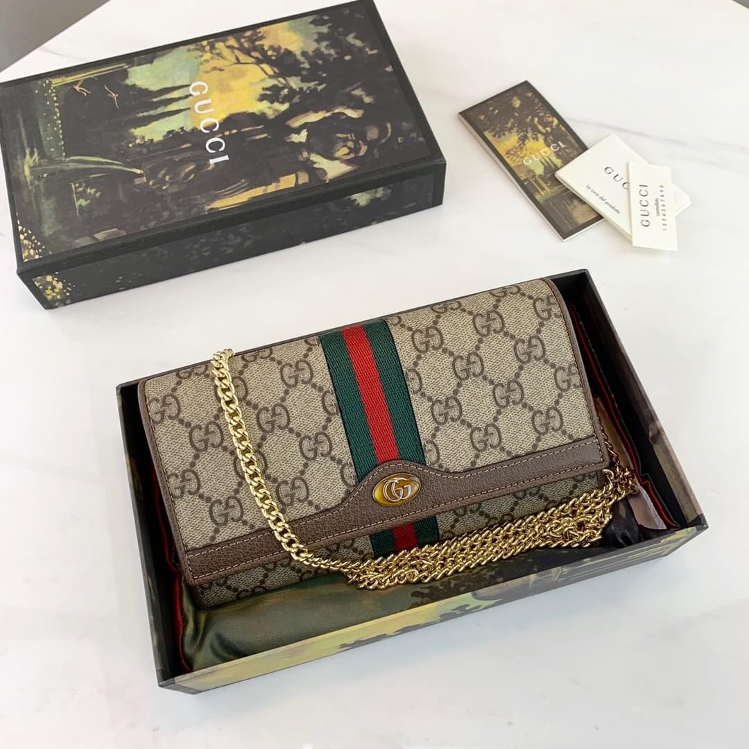 Gucci Ophidia GG Chain Wallet 546592