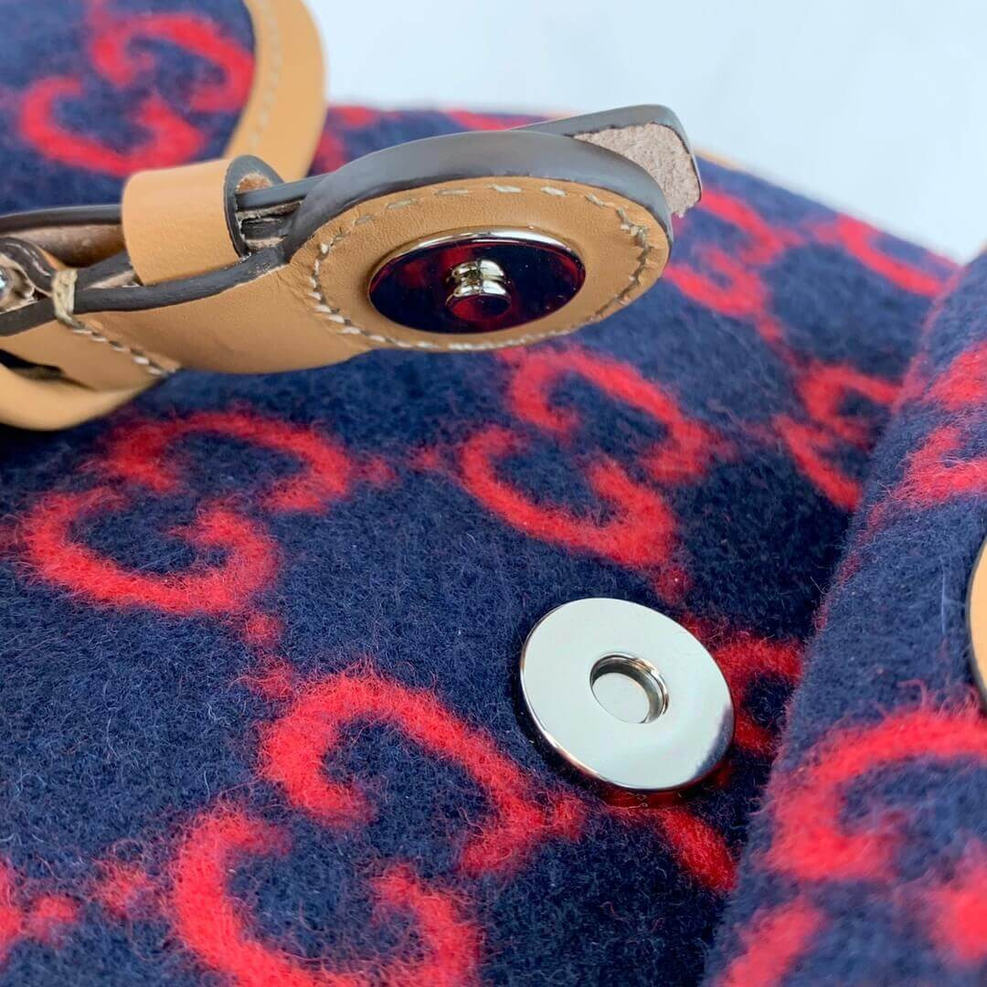 Gucci Childrens GG Wool Backpack 630818