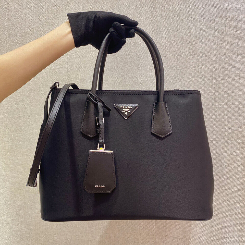 Prada Double Nylon And Saffiano Leather Bag 1BG775