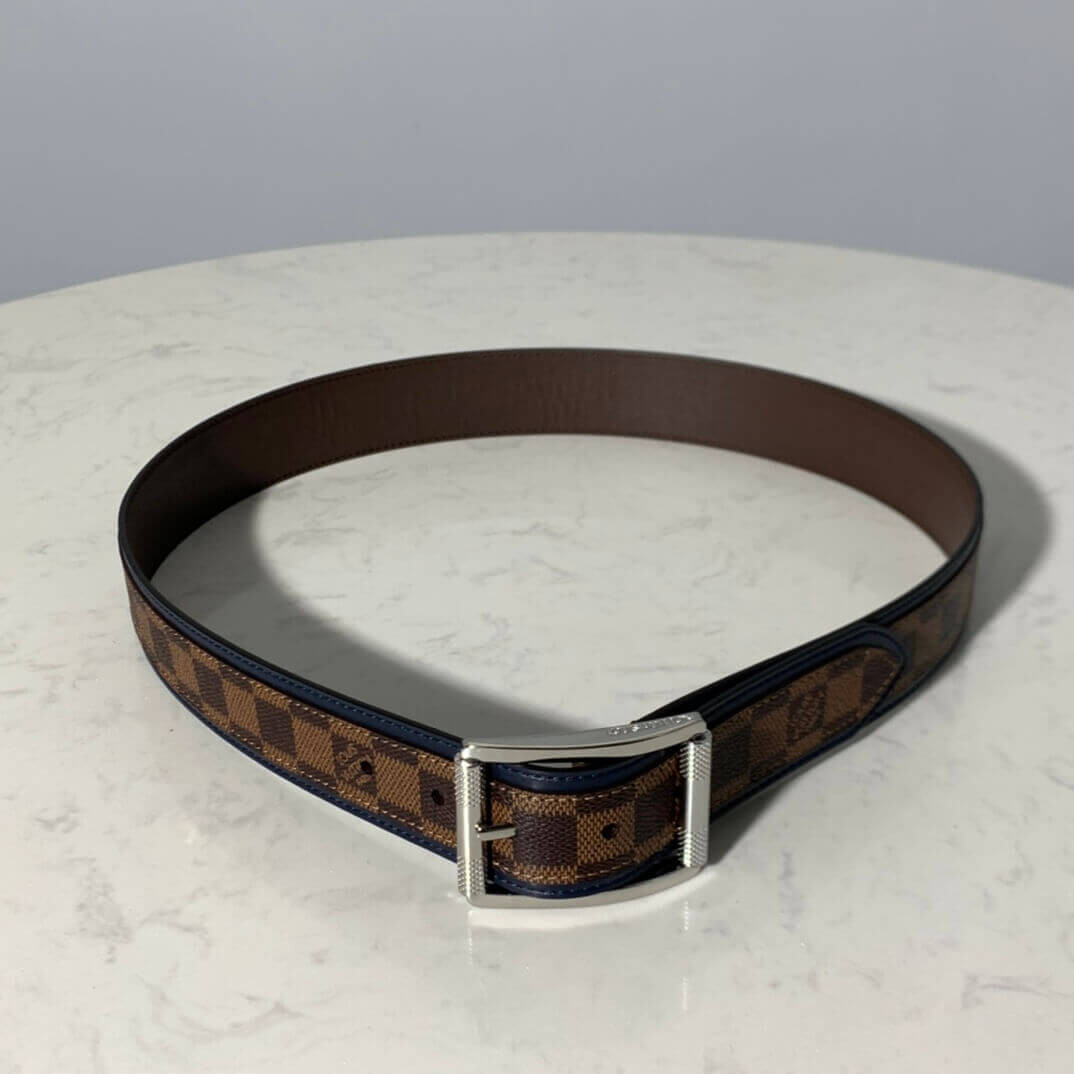 Louis Vuitton LV Reverso 40mm Reversible Belt M0038U Blue