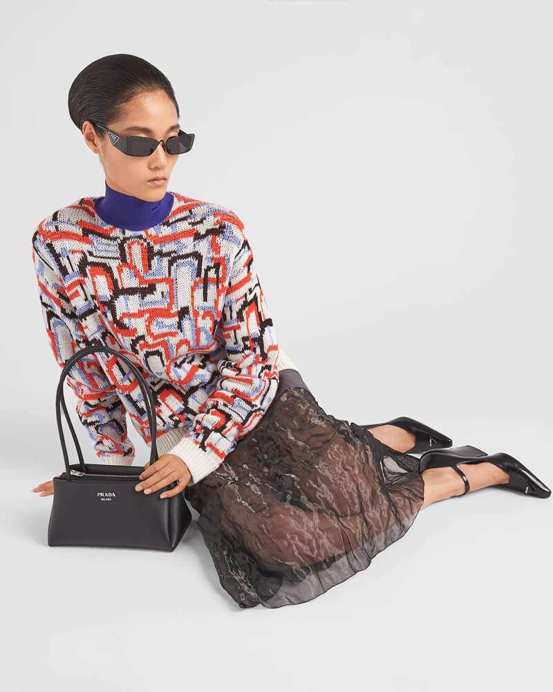 Prada Calfskin Tote Bag 1BA368