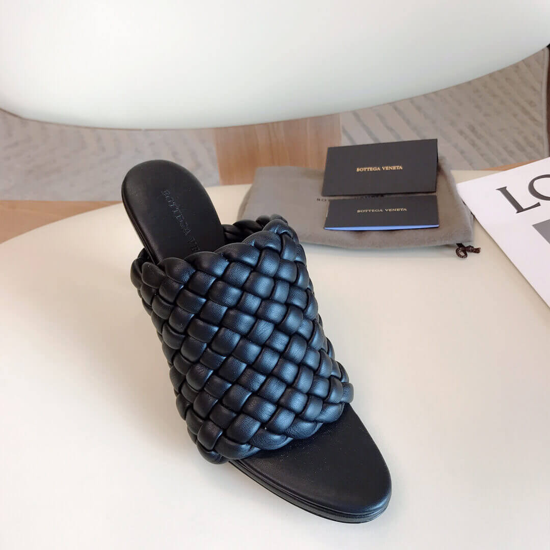 Bottega Veneta BV Curve Sandals 621340 Black