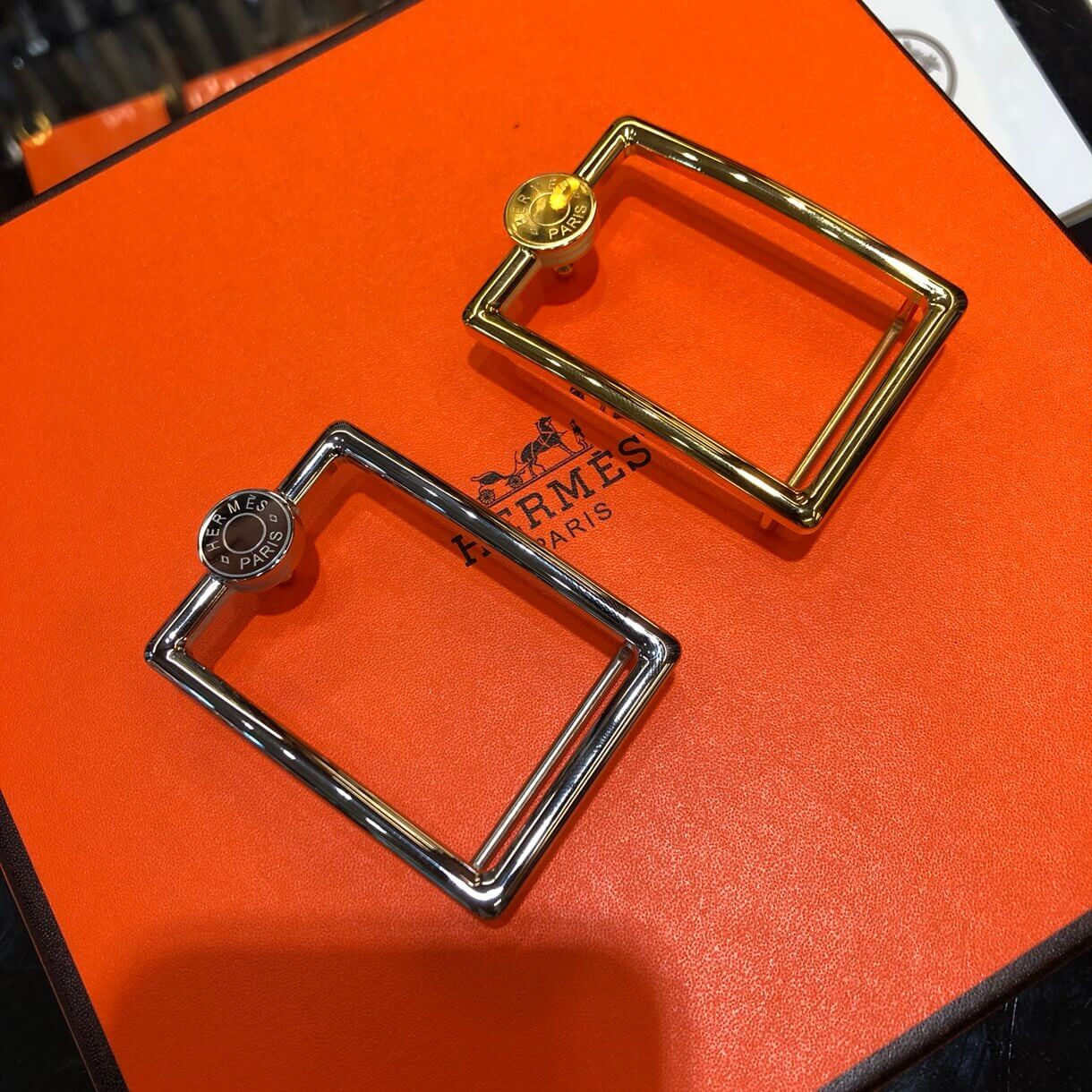 Hermes Oscar Buckle & Reversible Leather Belt 38mm H074561