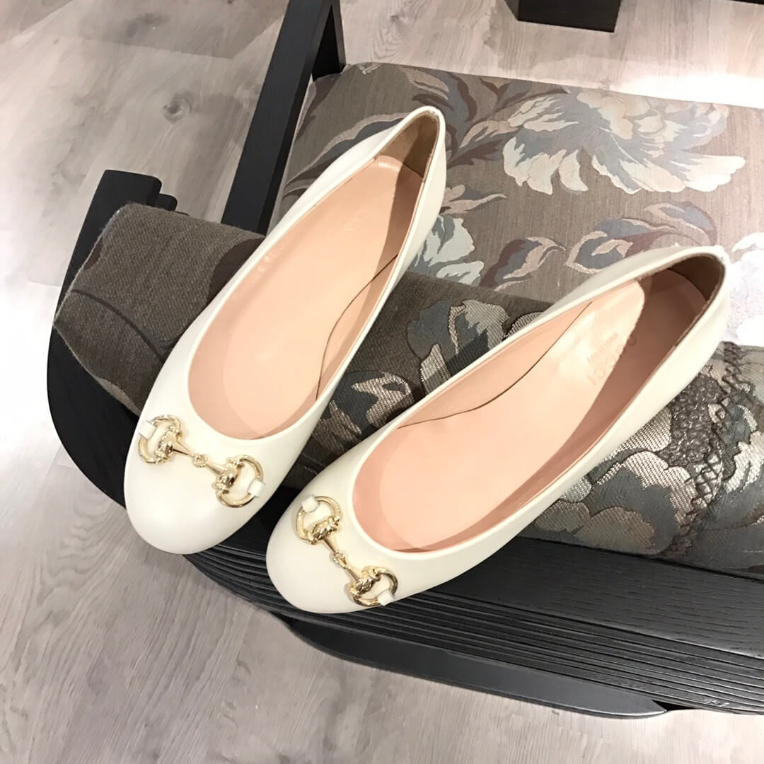 Gucci Leather Ballerinas 473160