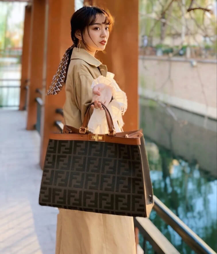 Fendi Peekaboo X Tote 8BH374