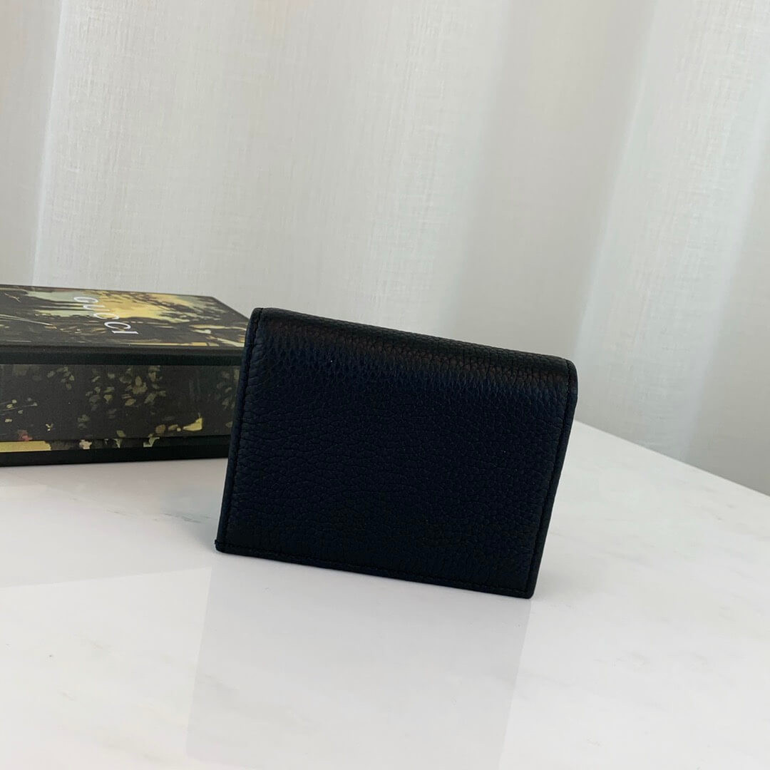 Gucci Leather Card Case Wallet 456126