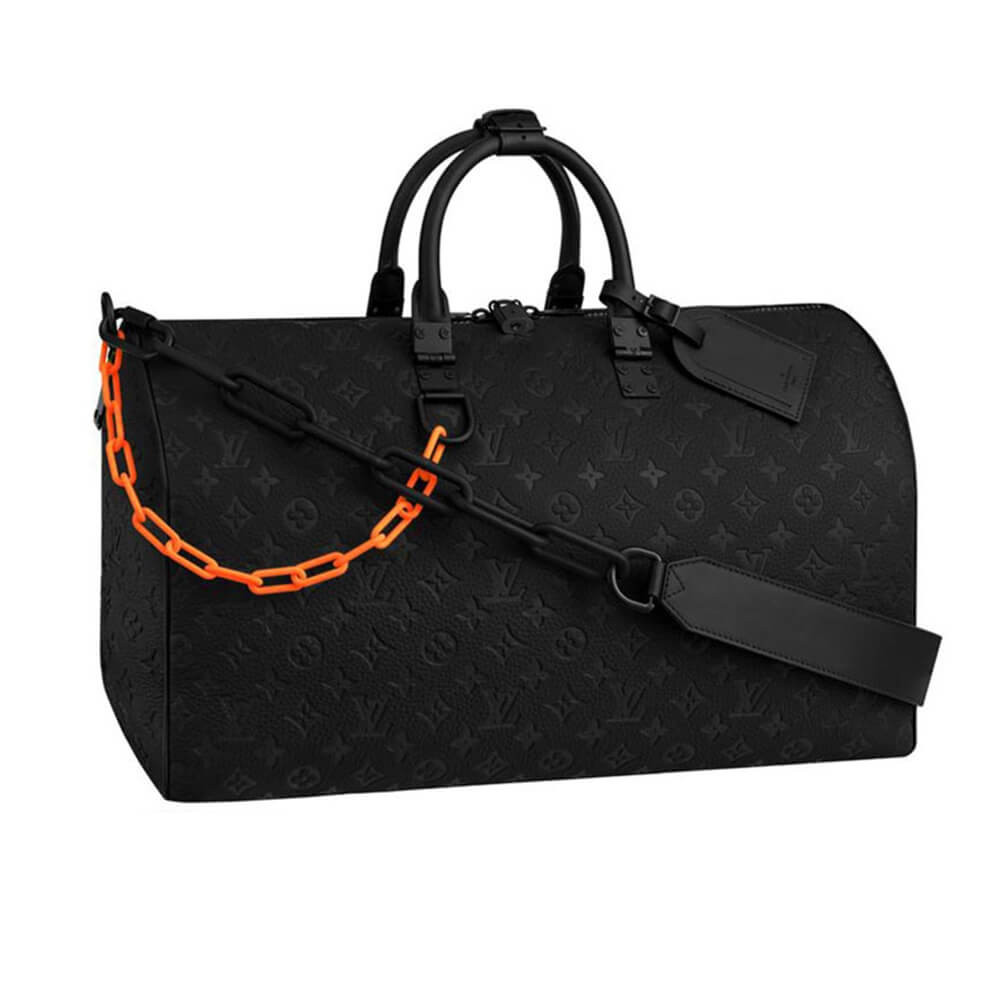 Louis Vuitton Monogram Leather Keepall Bandoulière 50 M44471