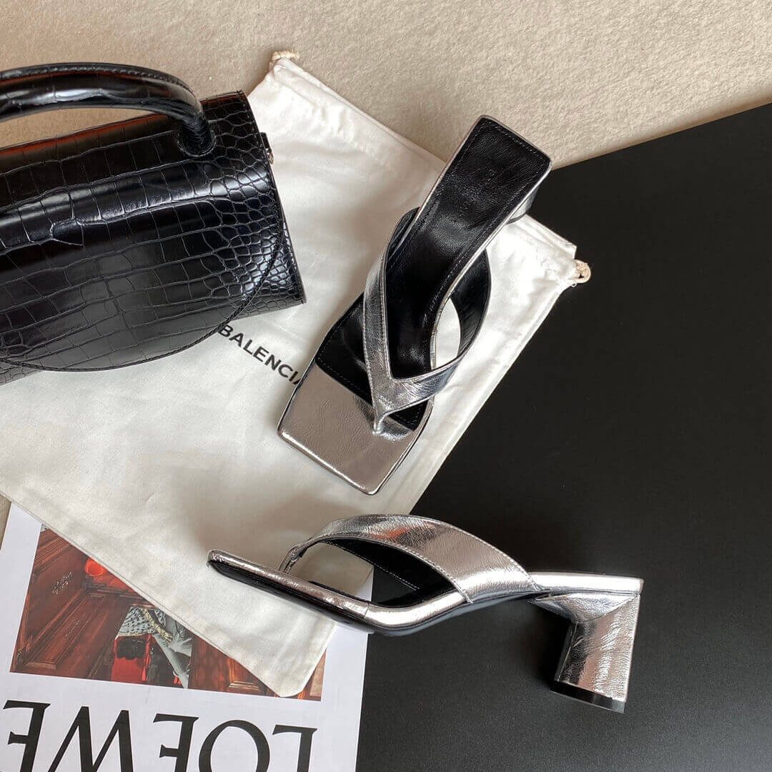 Balenciaga Logo T-bar sandals 434344