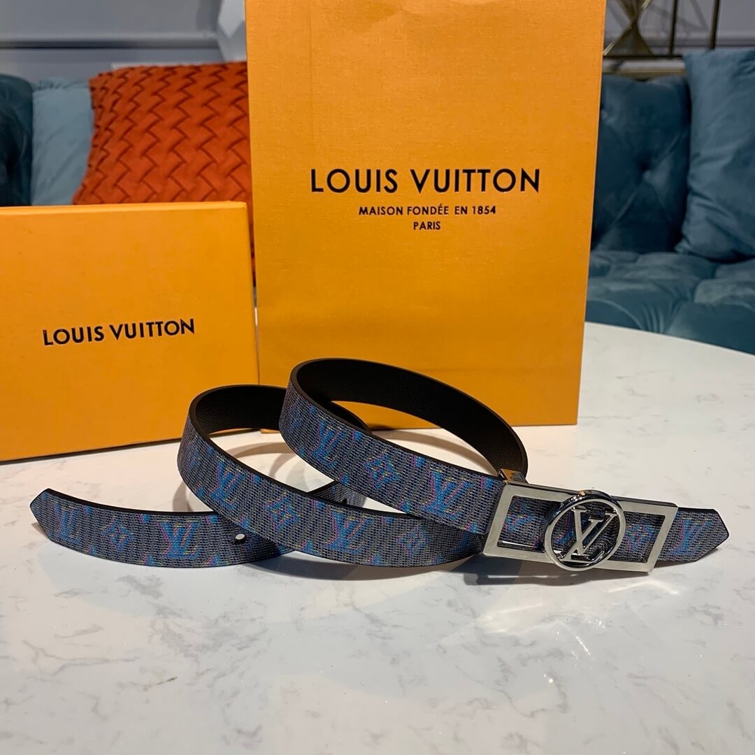 Louis Vuitton Dauphine 25mm Reversible Belt MP136U