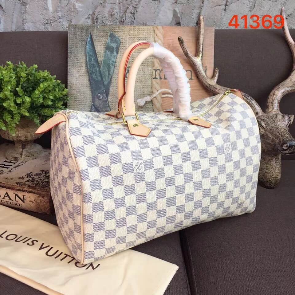 Louis Vuitton Damier Azur Canvas Speedy 35 N41369