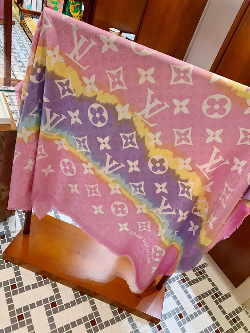 Louis Vuitton LV Escale Monogram Shawl M76087 M76088 M76086