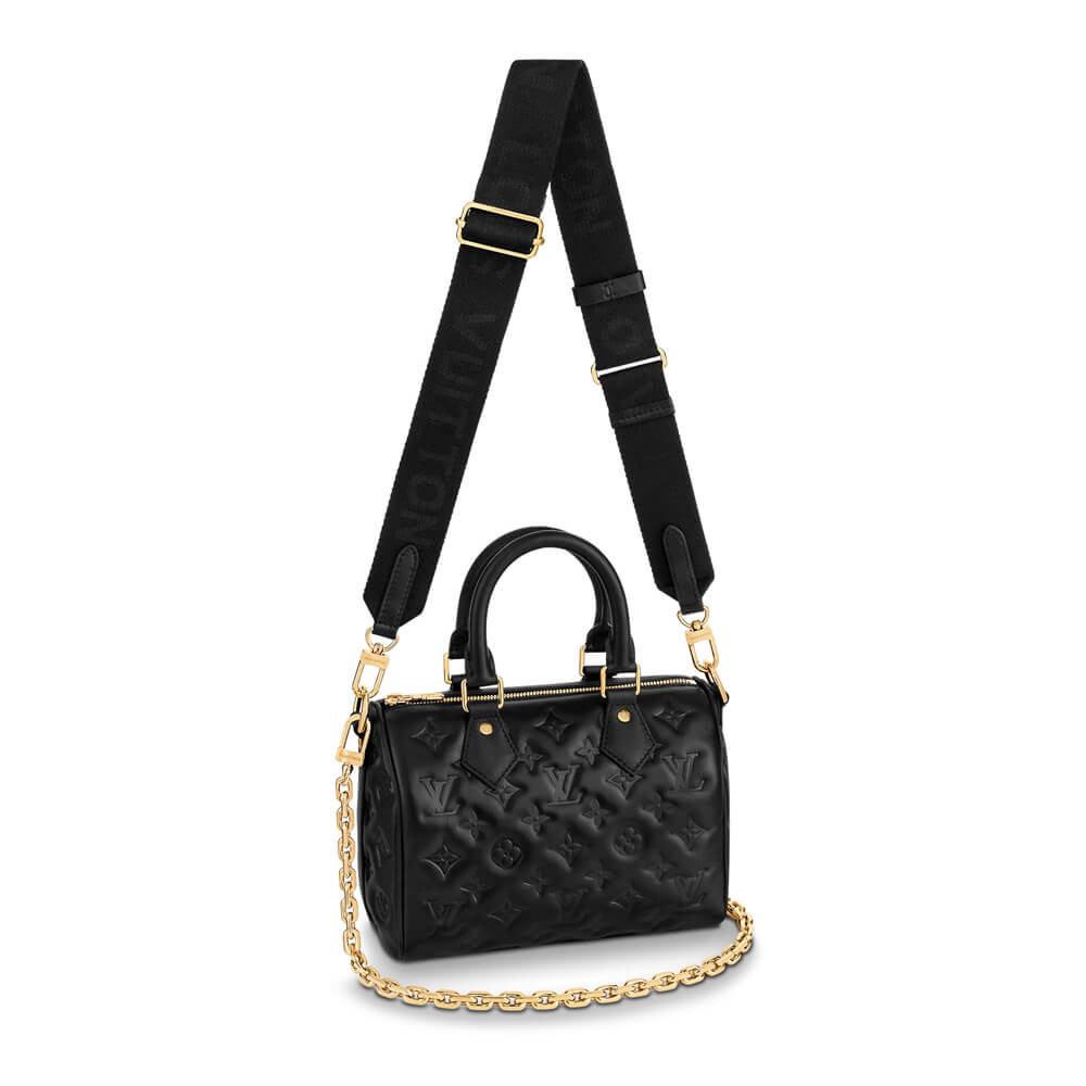 Louis Vuitton Speedy Bandoulière 22 in Black M58631