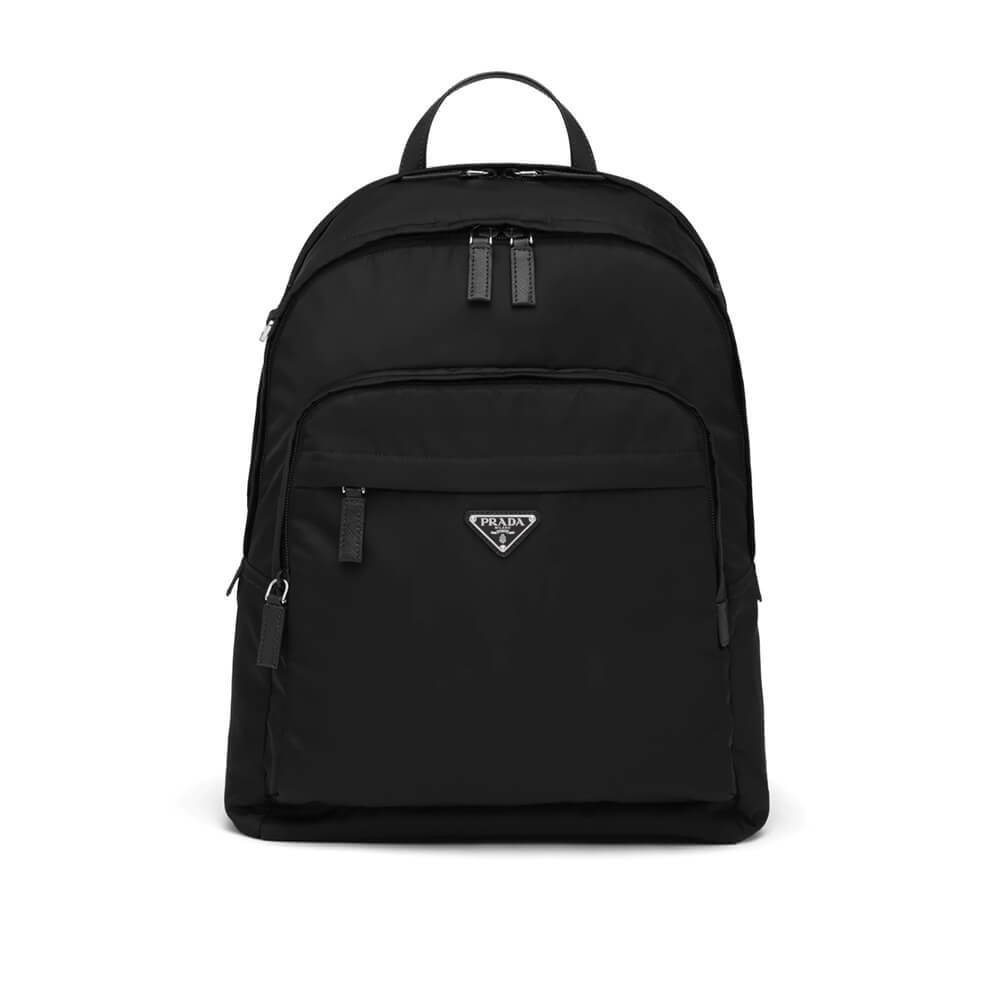 Prada Nylon And Saffiano Leather Backpack 2VZ048