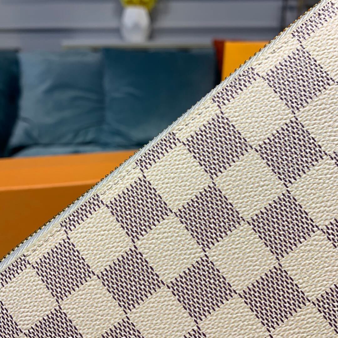 Louis Vuitton Damier Azur Canvas Zippy Wallet N41660