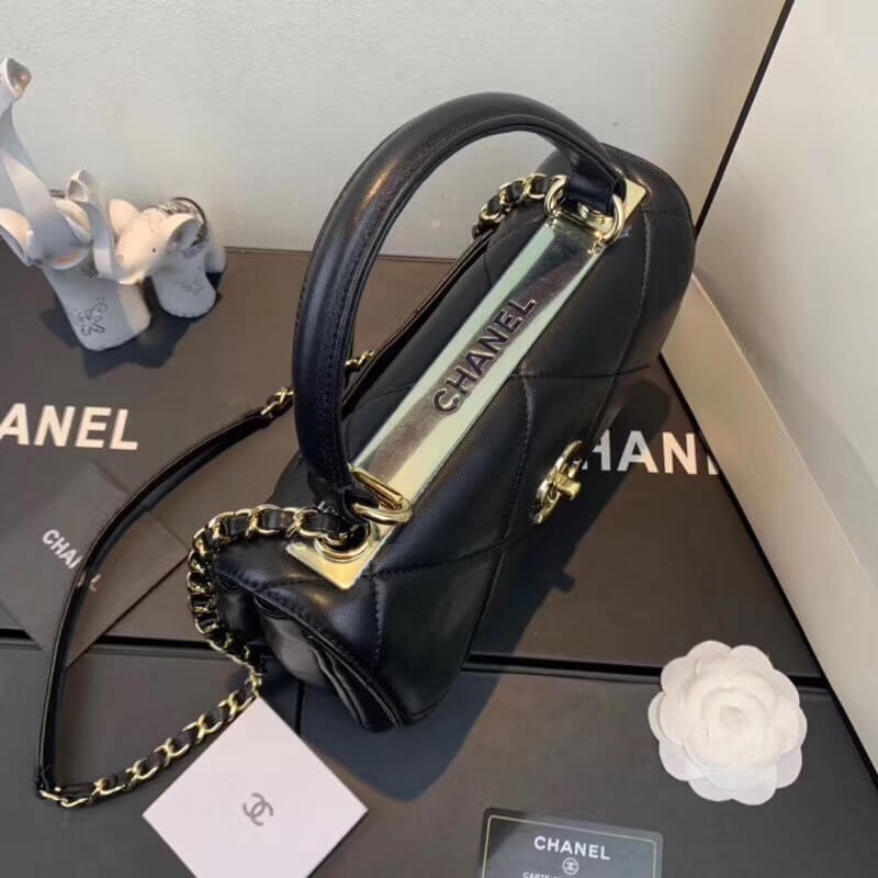 Chanel Small Flap Bag With Top Handle A92236