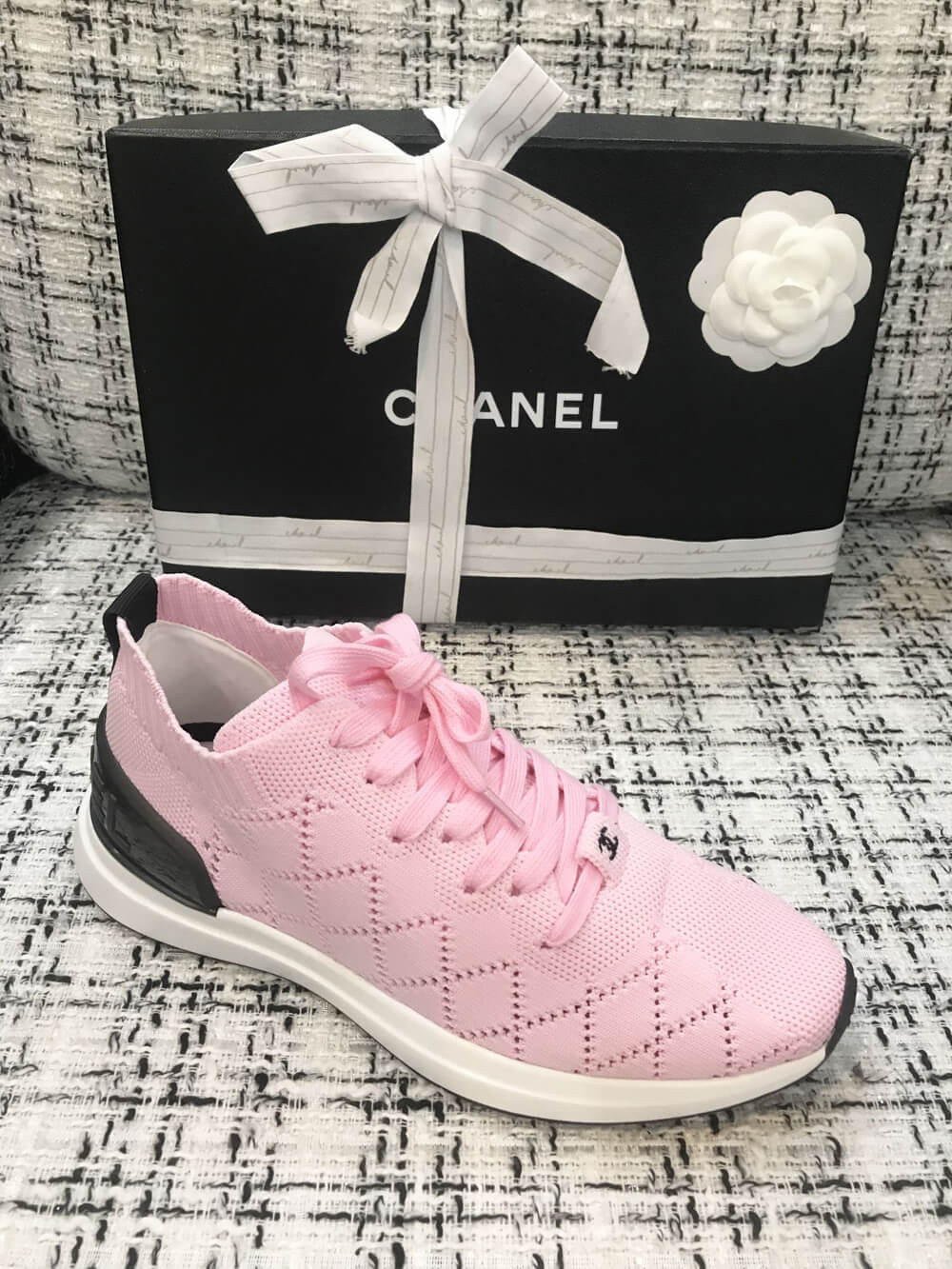 Chanel Mixed Fibers Sneakers G35549