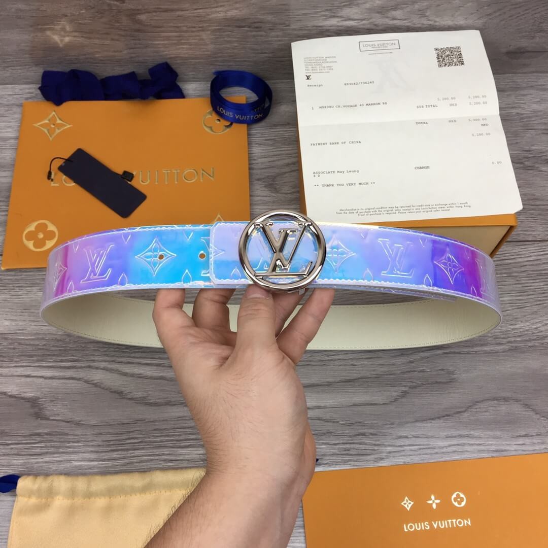 Louis Vuitton 40mm LV Prism Belt M0165