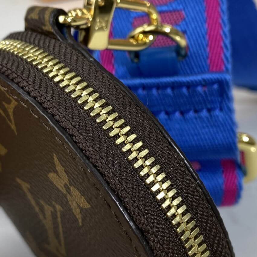 Louis Vuitton Pochette Bandouliere Multi Strap J02487 Blue&Red