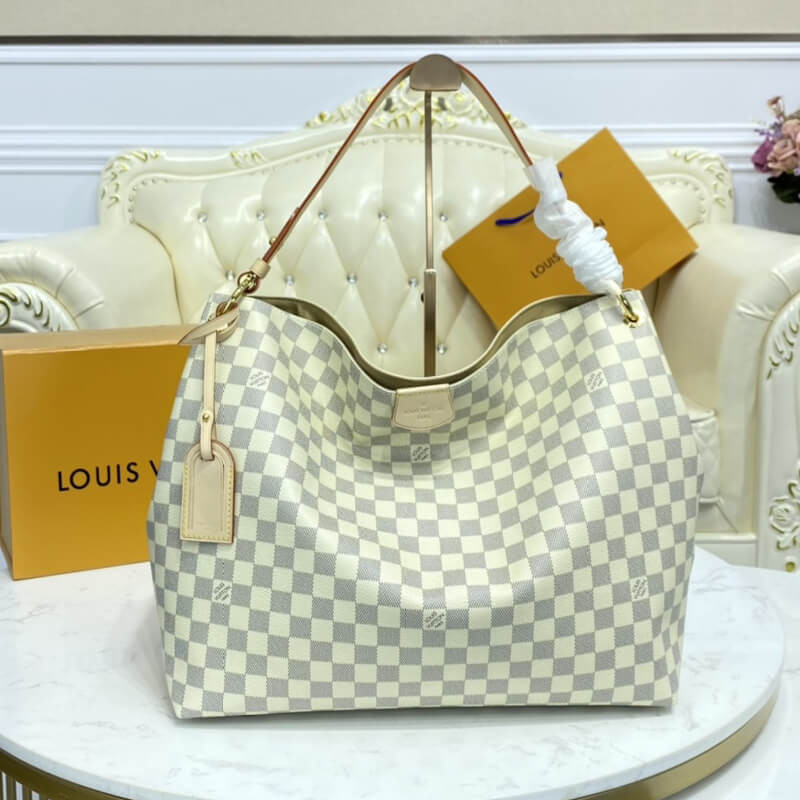 Louis Vuitton Damier Azur Graceful MM N42232 N42233
