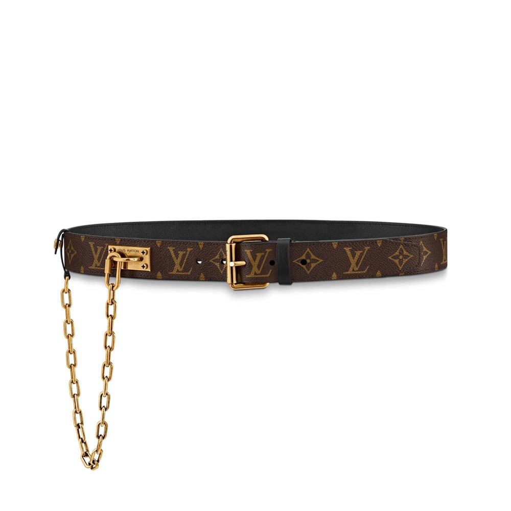 Louis Vuitton Signature Chain 35mm Belt M0180T