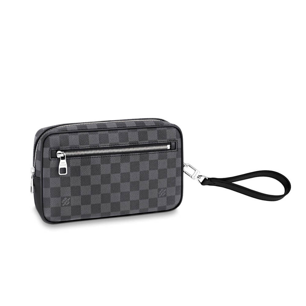 Louis Vuitton Damier Graphite Canvas Kasai Clutch N41664